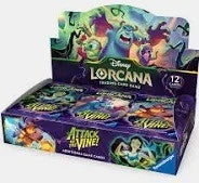 lorcana sealed booster box Disney TCG The First Chapter – PUSHAS 3 uncommon cards Lorcana The First Chapter Booster